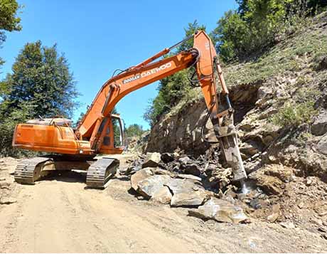 راه دسترسی به معدن گلیران مازندران